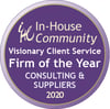 Awards Visionary Client Service Firm of the Year 2020